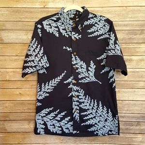 Sig Zane Men's Aloha Shirt, Size Small